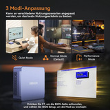 GEEKOM AX8 MAX, Barebone silber, ohne Betriebssystem