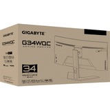 GIGABYTE G34WQC A, Gaming-Monitor 86 cm(34 Zoll), schwarz, WQHD, Adaptive-Sync, HDR, 144Hz Panel