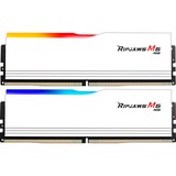 G.Skill DIMM 32 GB DDR5-6000 (2x 16 GB) Dual-Kit, Arbeitsspeicher weiß, F5-6000J3238F16GX2-RM5RW, Ripjaws M5 RGB, INTEL XMP