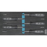 Hazet Flexibler Steckschlüssel-Satz 163-461/5, Größe 1/3 5-teilig