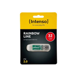 Intenso Rainbow Line 32 GB, USB-Stick transparent