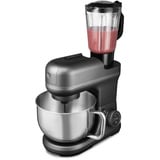 Medion Life 3-in-1 Digitale Küchenmaschine MD18430 grau, 1.200 Watt, 5 Liter Schüssel, inkl. Fleischwolf und Mixeraufsatz