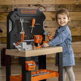 Smoby Smoby Black+Decker Werkbank, Kinderwerkzeug 