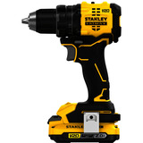 Stanley Akku-Bohrschrauber (SFMCD714D2T-QW), 18Volt schwarz/gelb, 2x Li-Ion-Akku 2,0Ah, Pro-Stack Koffer