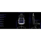 Vertagear Gaming-Stuhl PL4800 schwarz/weiß, ContourMax Lumbar, VertaAir, Hygennx
