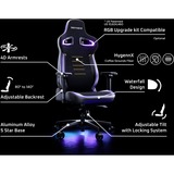 Vertagear Gaming-Stuhl PL4800 schwarz/weiß, ContourMax Lumbar, VertaAir, Hygennx
