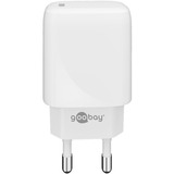 goobay USB-C PD (Power Delivery) Schnellladegerät (20W) weiß