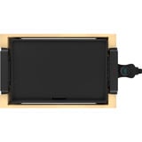 Cecotec Tischgrill Tasty&Grill 2000 Bamboo, Elektro-Grillplatte holz, 2.000 Watt