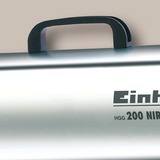 EINHELL Heißluftgebläse HGG 200 Niro Vario (DE/AT) edelstahl/schwarz, 13 - 20 kW