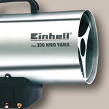 EINHELL Heißluftgebläse HGG 200 Niro Vario (DE/AT) edelstahl/schwarz, 13 - 20 kW
