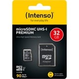 Intenso Premium 32 GB microSDHC, Speicherkarte UHS-I U1, Class 10