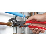 KNIPEX Cobra 87 01 250, 250mm, Rohr- / Wasserpumpen-Zange schwarz/rot, Wasserpumpenzange, 25-fach verstellbar