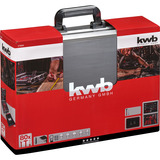 KWB Werkzeugkoffer, 80-teilig, Werkzeug-Set Aluminiumkoffer, abschließbar
