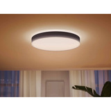 Philips HUE White Ambiance Enrave Deckenleuchte XL, LED-Leuchte schwarz, inkl. Dimmschalter