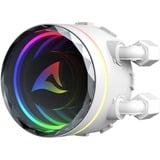 Sharkoon S80 RGB White AIO 240mm, Wasserkühlung weiß