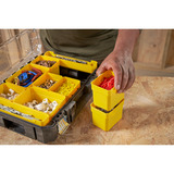 Stanley PRO-STACK Organizer Duo-Pack, Werkzeugkiste schwarz/transparent, 2 Stück