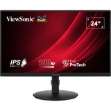 ViewSonic VA2408-HDJ, LED-Monitor 60.5 cm (23.8 Zoll), schwarz (matt), FullHD, IPS, HDMI, DP, VGA, 100Hz Panel