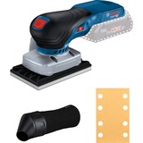 Bosch Akku-Schwingschleifer GSS 18V-13 Professional solo blau/schwarz, ohne Akku und Ladegerät, in L-BOXX, 3 Schleifplatten