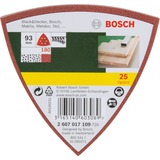 Bosch Schleifblatt Delta 93mm, K180 25 Stück