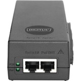 Digitus 10 Gigabit Ethernet PoE+ Injektor, 802.3at, 30 W, PoE-Injektor schwarz