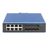 Digitus Industrialler 8 + 4 10G Uplink Port L3 managed Gigabit, Switch 