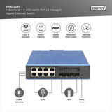 Digitus Industrialler 8 + 4 10G Uplink Port L3 managed Gigabit, Switch 