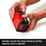 EINHELL Power-X-Change Starter-Kit 18Volt 4Ah, Set schwarz/rot, Akku + Ladegerät
