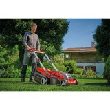 EINHELL Professional Akku-Rasenmäher RASARRO 36/38, 36Volt (2x18V) rot/schwarz, 2x Li-Ionen Akku 4,0Ah