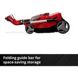 EINHELL Professional Akku-Rasenmäher RASARRO 36/38, 36Volt (2x18V) rot/schwarz, 2x Li-Ionen Akku 4,0Ah