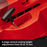 EINHELL Professional Akku-Rasenmäher RASARRO 36/38, 36Volt (2x18V) rot/schwarz, 2x Li-Ionen Akku 4,0Ah