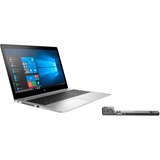 HP Elitebook 755 G5 Generalüberholt, Notebook silber, AMD Ryzen 3 2300U, AMD Radeon Vega 6, 8 GB DDR4, 256 GB (256 GB SSD), Windows 10 Pro 64-Bit, HP Slimdock 2013