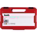 KWB Hammerbohrer-Satz SDS-plus, 12-teilig rot, Ø 5-14mm, Transportkoffer