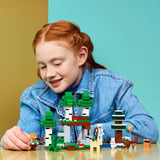 LEGO 21593 Minecraft Erstes Abenteuer in der Nacht, Konstruktionsspielzeug 