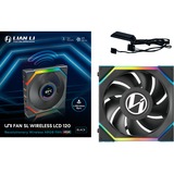 Lian Li UNI FAN SL120 LCD Wireless, Gehäuselüfter schwarz, 120 mm