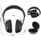 Medion Life HX-1 Plus ANC Over-Ear-Kopfhörer schwarz, Bluetooth, Feed Forward Noise Cancelling