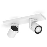 Philips Hue White & Color Ambiance Argenta 2er-Spot, LED-Leuchte weiß