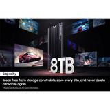 Samsung 9100 PRO Heatsink 1 TB, SSD PCIe 5.0 x4, NVMe 2.0, M.2 2280