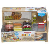 Spin Master Melissa & Doug - Slice & Stack Sandwich Theke, Spielküche 