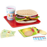 Spin Master Melissa & Doug - Slice & Stack Sandwich Theke, Spielküche 