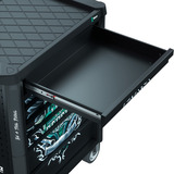 Wera 9800 Tool Rebel Werkstattwagen, ohne Werkzeug, Werkzeugwagen schwarz, Tool Rebel Design