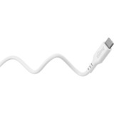 goobay USB 2.0 Silikonkabel weiß, USB-C Stecker > USB-C Stecker weiß, 1,5 Meter, PD 60 Watt