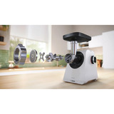 Bosch Fleischwolf MultiPower MFWS420W weiß, 500 Watt, Wurstfüller-Aufsatz