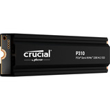 Crucial P310 4 TB mit Kühlkörper, SSD PCIe 4.0 x4, NVMe, M.2 2280