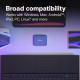 Crucial X10 Portable SSD 4 TB, Externe SSD blau, USB-C 3.2