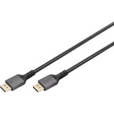 Digitus DisplayPort 1.4 Premium Anschlusskabel, UHD 8K schwarz/grau, 3 Meter
