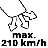 EINHELL Akku-Laubbläser GC-CL 18/1 Li E-Solo rot/schwarz, ohne Akku und Ladegerät