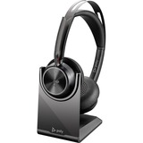 Plantronics Voyager Focus 2 UC USB-A Teams, Headset schwarz, mit Ladestation und Microsoft Teams-Taste