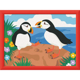 Ravensburger CreArt - Papageientaucher, Malen 