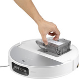 Roborock Saros 10 R&D, mit Wasseranschluss, Saugroboter weiß, inkl. Absaug-/ Reinigungsstation