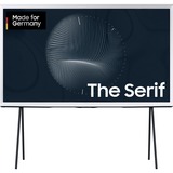 SAMSUNG The Serif GQ-65LS01BG, QLED-Fernseher 163 cm (65 Zoll), weiß/schwarz, UltraHD/4K, SmartTV, WLAN, Bluetooth, HDR10+, FreeSync Premium, 100Hz Panel